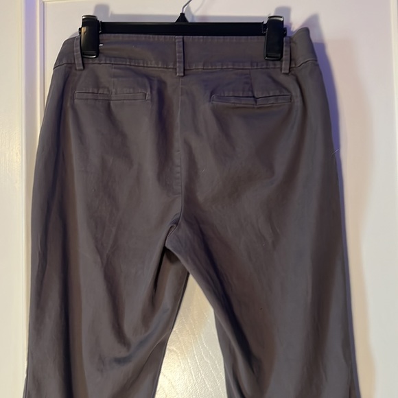 Loft Gray Crop Ankle Chino - Picture 4 of 4